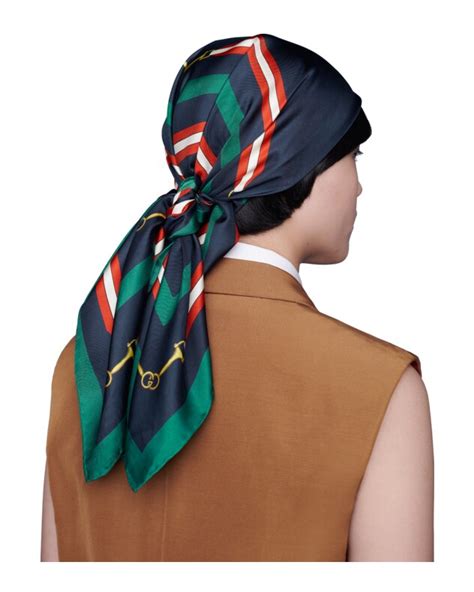 sciarpe gucci sottile blu|sciarpe foulard gucci.